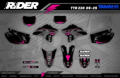 YAMAHA GRAPHICS| Black Venom | PINK