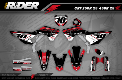 HRC Line HONDA Full Graphics Kit