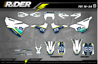 701 Husqvarna Graphics NORTH blue