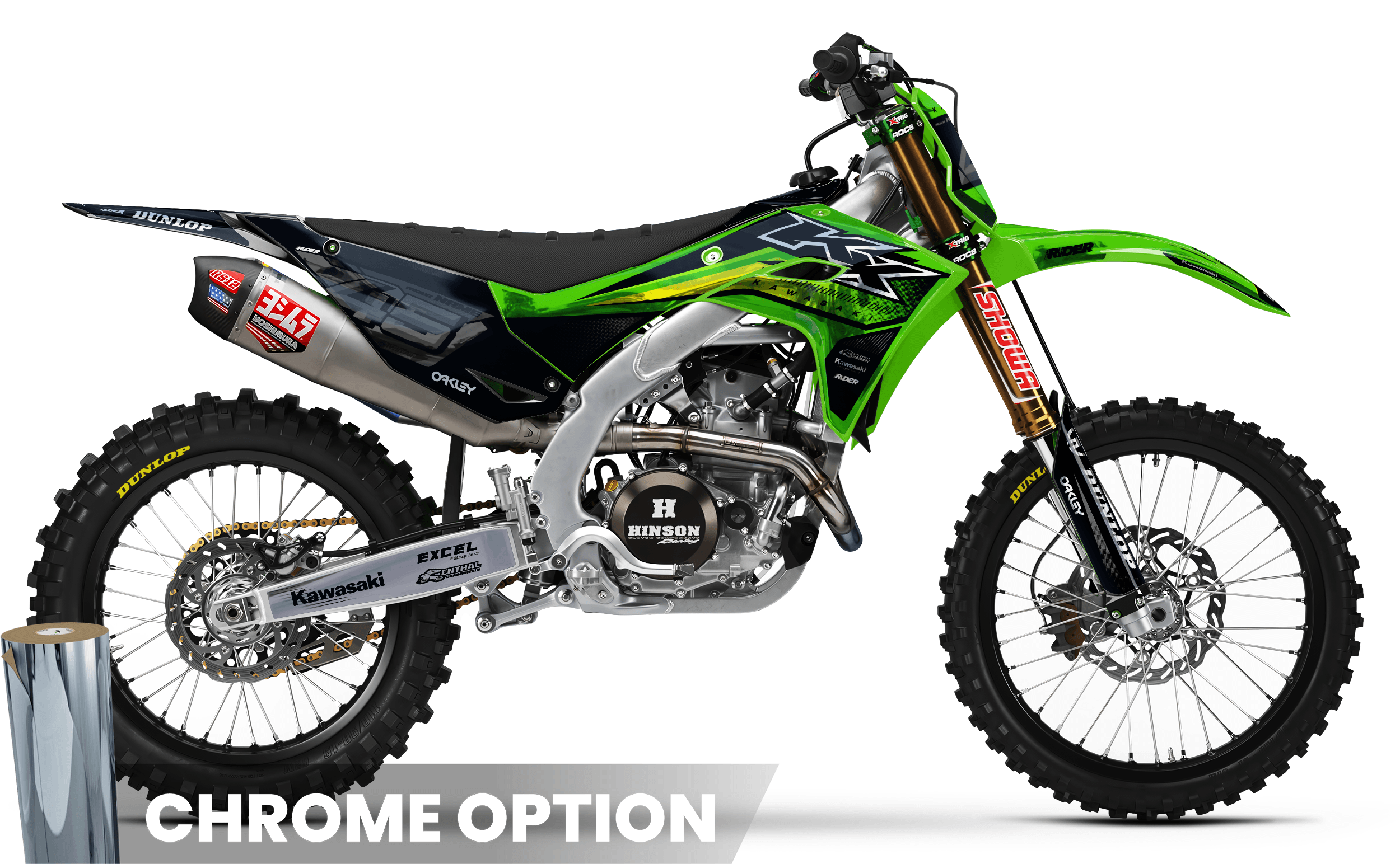 KAWASAKI Full Graphics Kit | Overload
