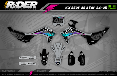 KAWASAKI Full Graphics Kit | Kavix