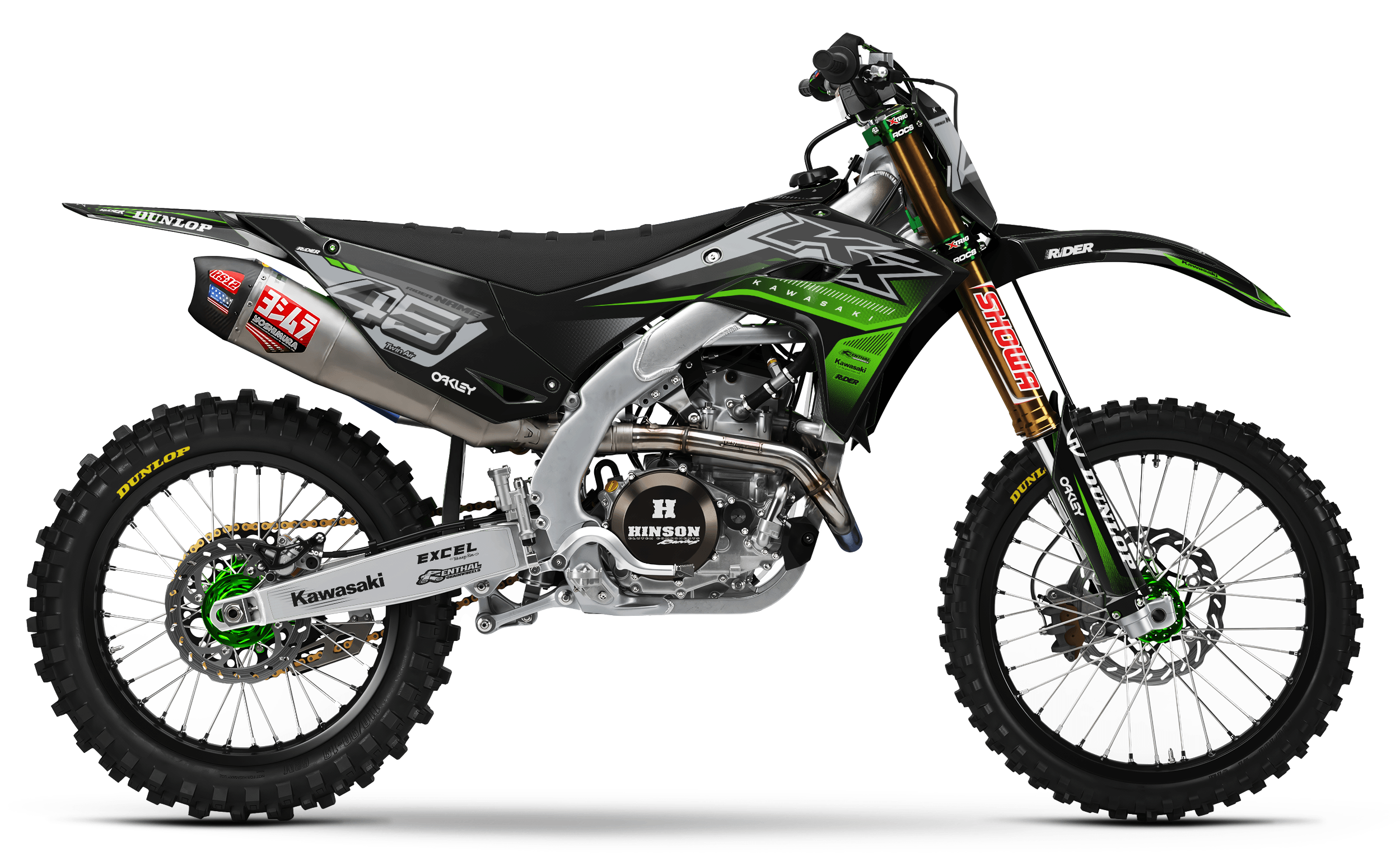 Focusa KAWASAKI FULL GRAPHICS KIT