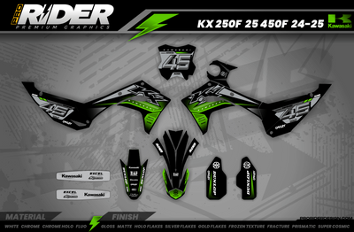 KAWASAKI Full Graphics Kit | Focusa