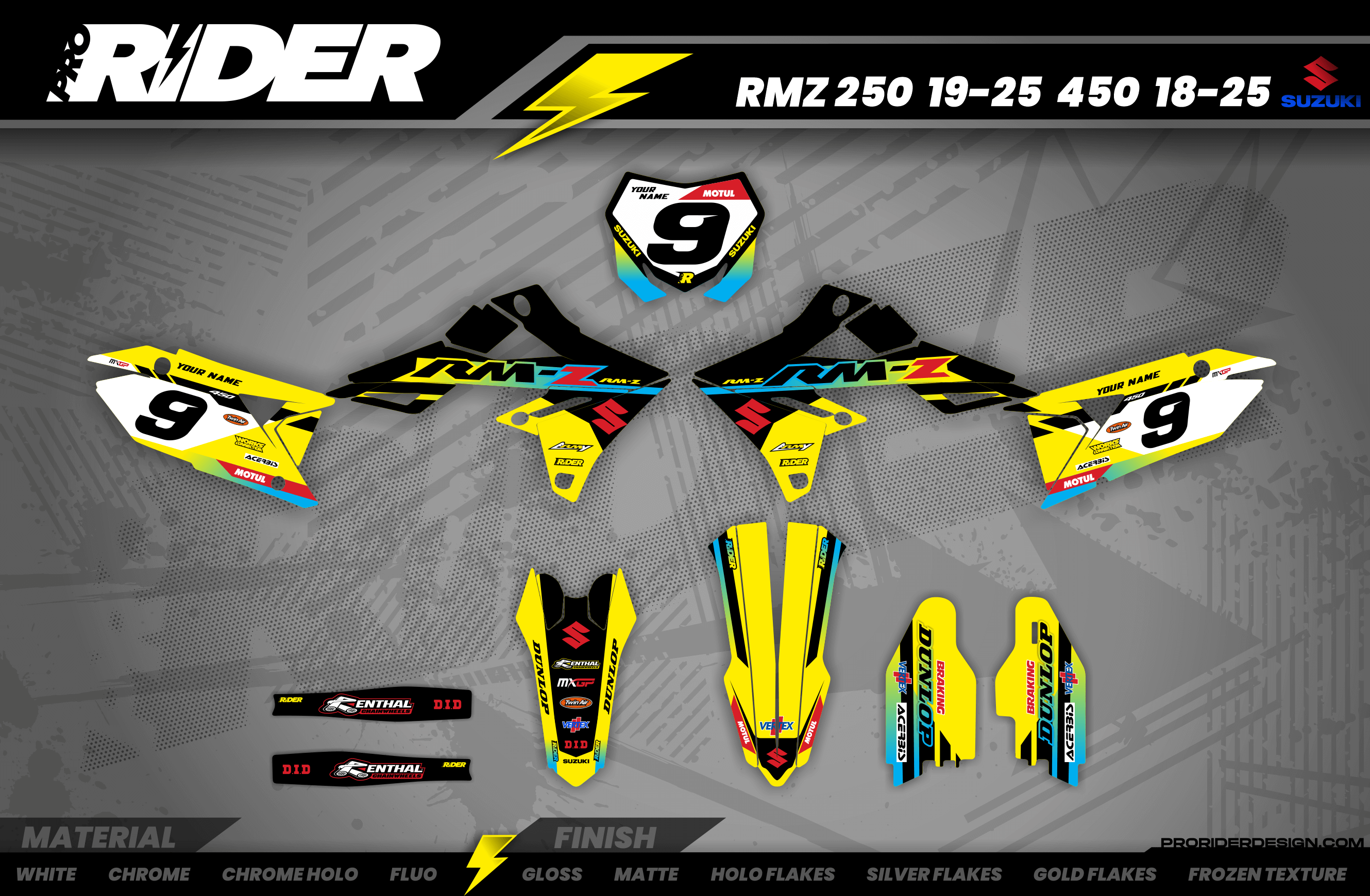 SUZUKI Full Graphics Kit | Sumya