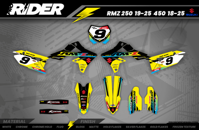 SUZUKI Full Graphics Kit | Sumya