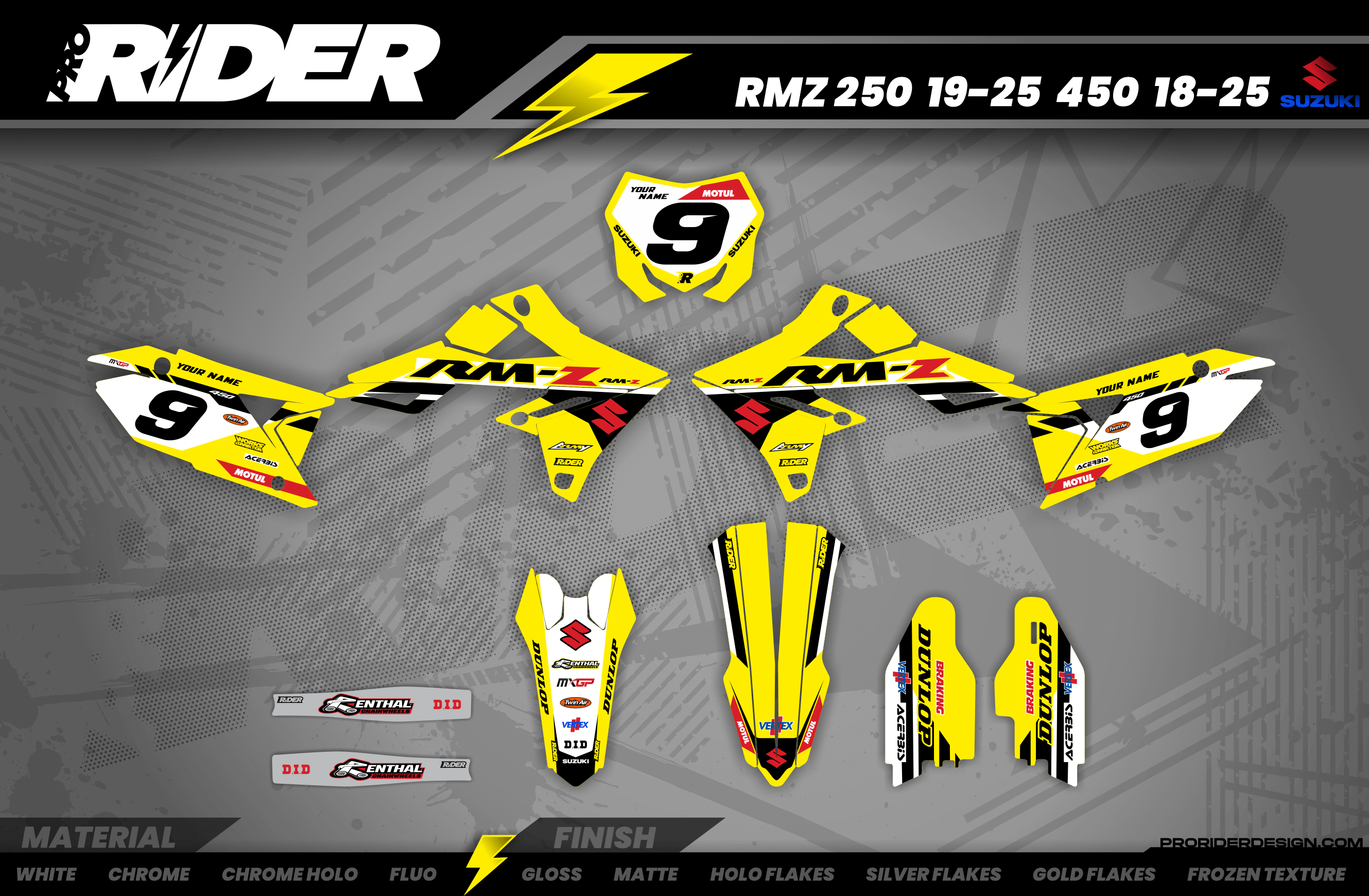 SUZUKI Full Graphics Kit | Samwa