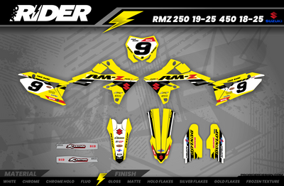 SUZUKI Full Graphics Kit | Samwa