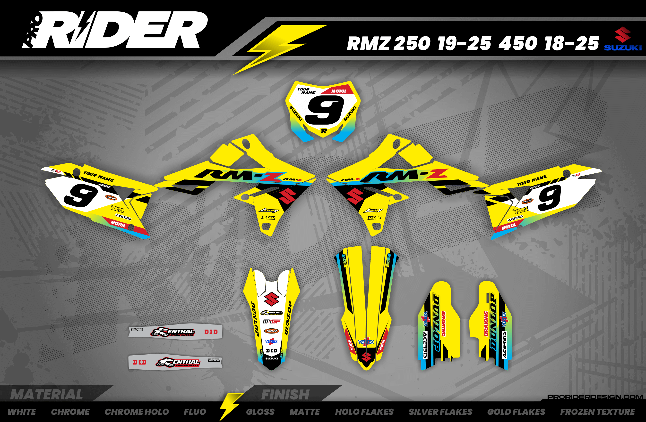 SUZUKI Full Graphics Kit | Sawax