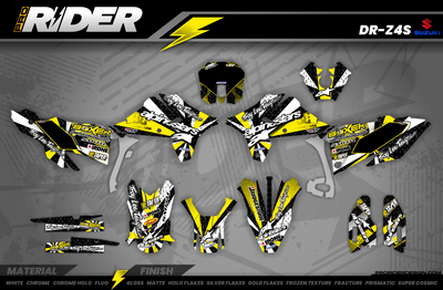 SUZUKI Full Graphics Kit | Sowix