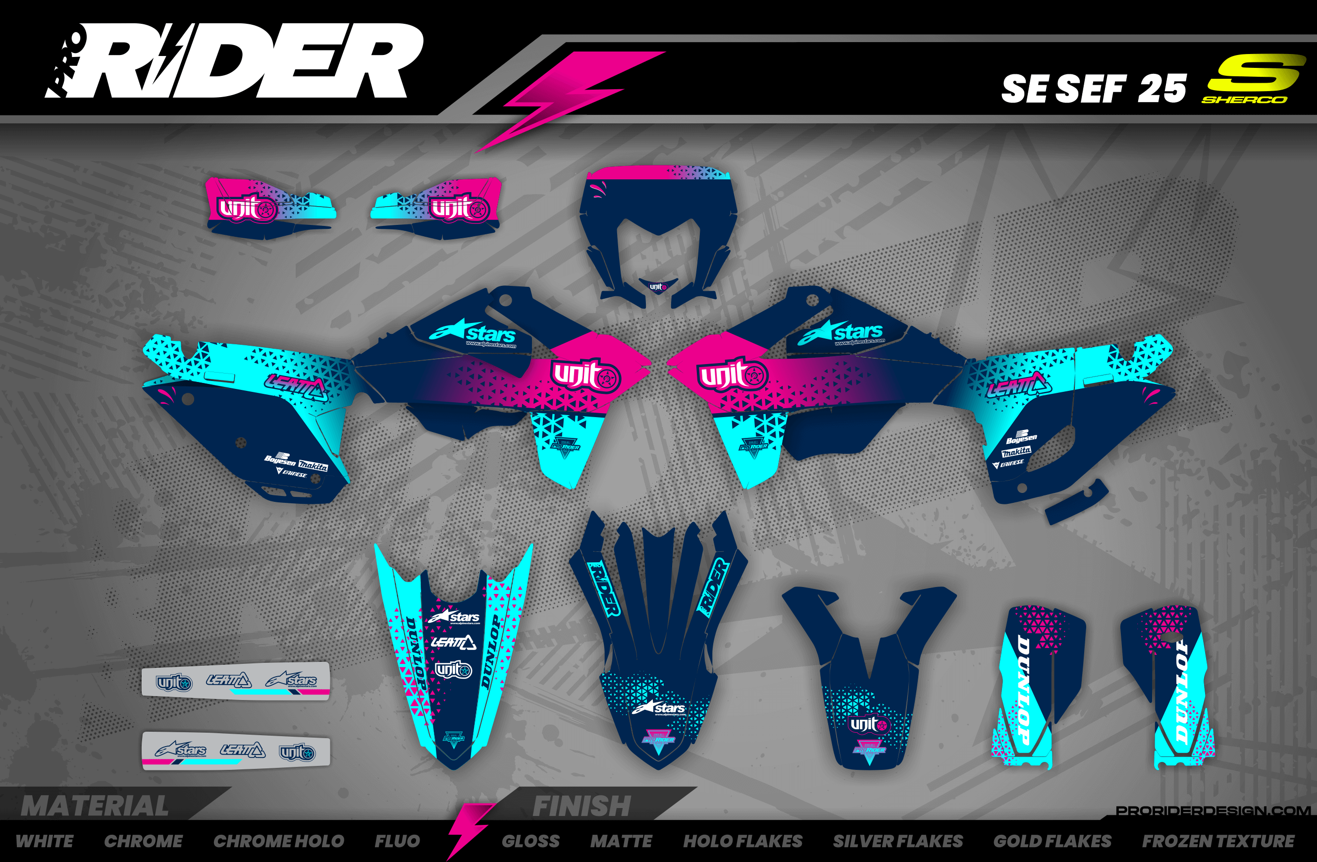 SHERCO Full Graphics Kit | Dasalt