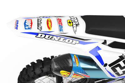 Graphics Kit FMR FACTORY BLUE : Stunning design for your Motocross