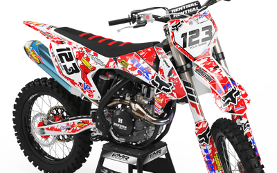 Graphics Kit FOX CAMO RED : amaze your friends with an original design