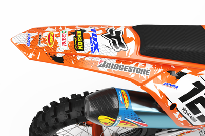Graphics Kit FOX CAMO ORANGE  : amaze your friends with an original design