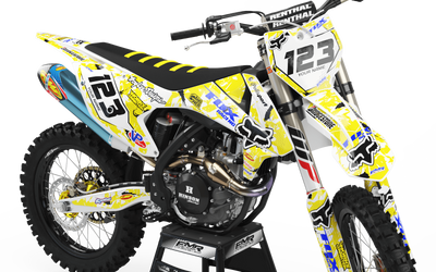 Graphics Kit FOX CAMO YELLOW: amaze your friends with an original design