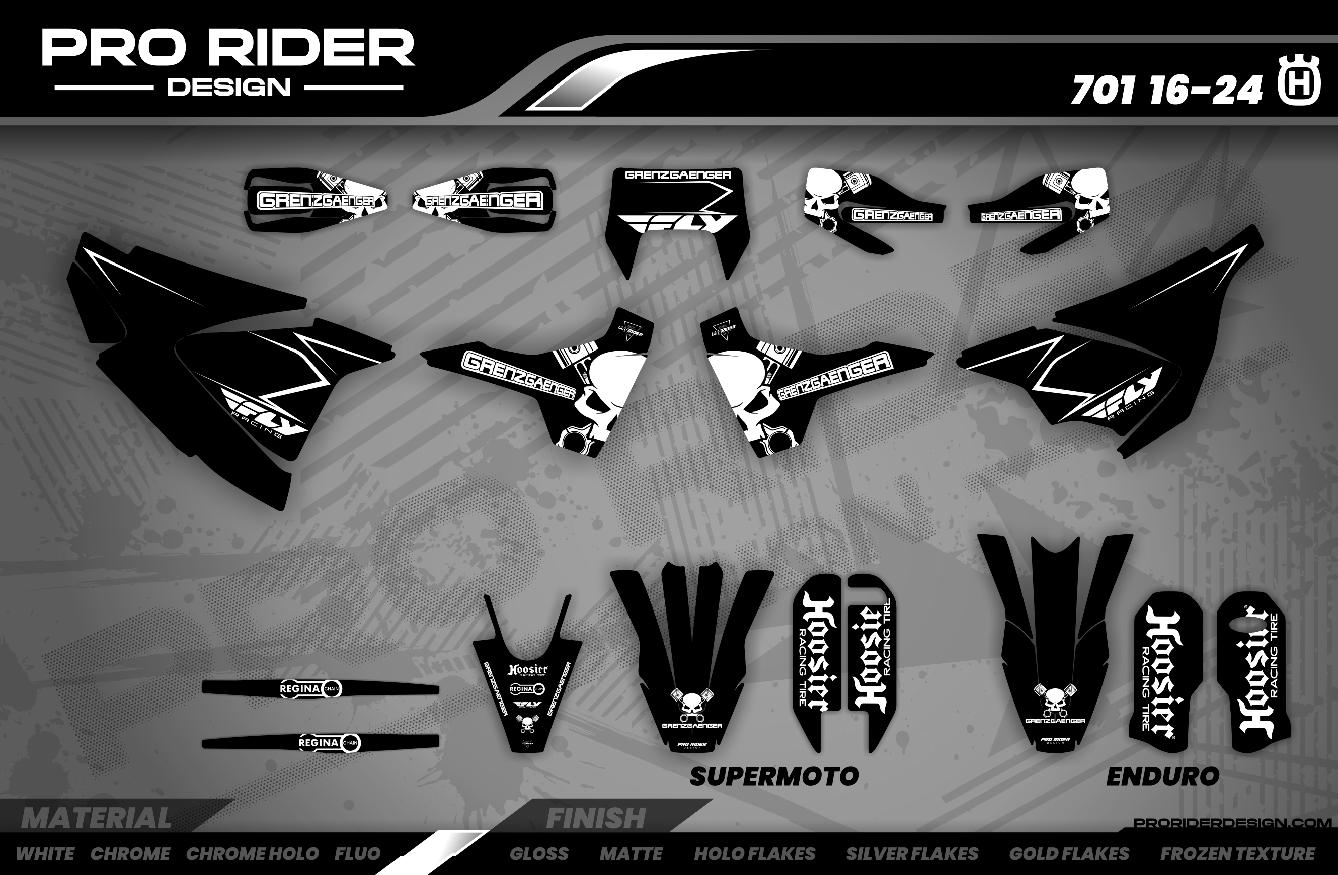 Custom Graphics GRENZGAENGER BLACK
