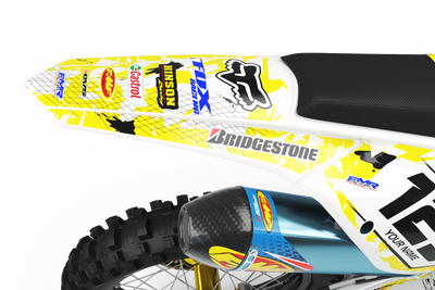 Graphics Kit FOX CAMO YELLOW: amaze your friends with an original design