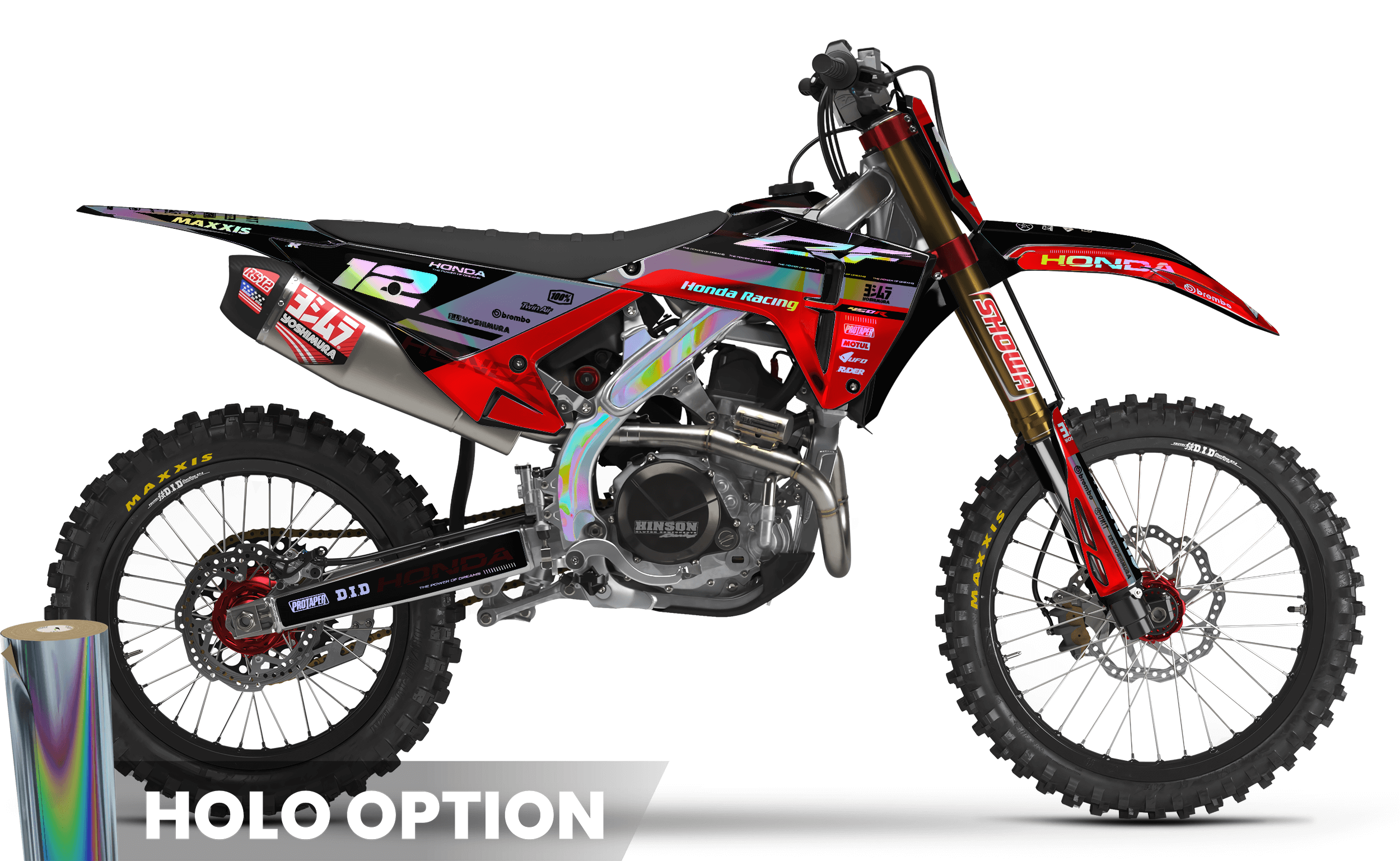 RED RIPPER HONDA Full Graphics Kit