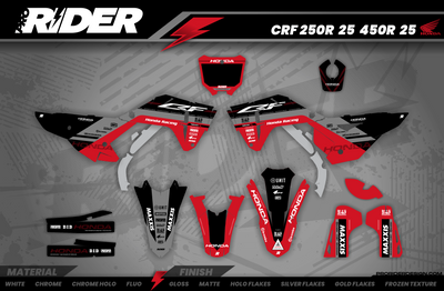 RED RIPPER HONDA Full Graphics Kit