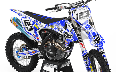 Graphics Kit FOX CAMO BLUE : amaze your friends with an original design