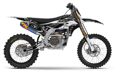 White ThunderStrike YAMAHA FULL GRAPHICS KIT