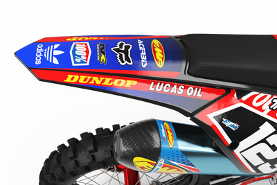 Graphics Kit LUCAS OIL RED : The best kit for your bike