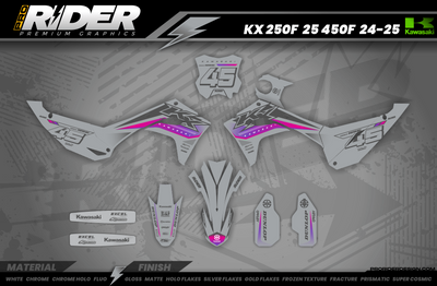 KAWASAKI Full Graphics kit | Flowix
