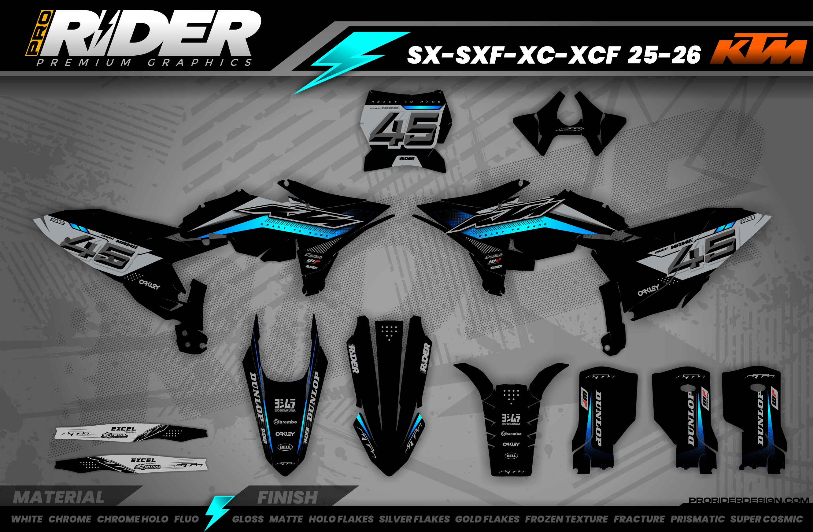 KTM Full Graphics Kit | Novox