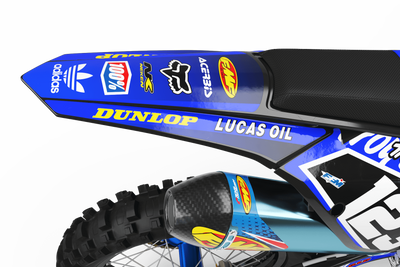Graphics Kit LUCAS OIL BLUE : The best kit for your bike
