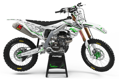 KAWASAKI Graphics Kit VERTEX White