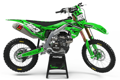 KAWASAKI Graphics Kit VERTEX Green