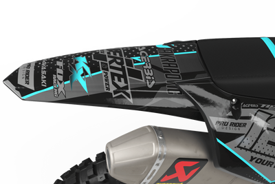 KAWASAKI Graphics Kit VERTEX TURQUOISE