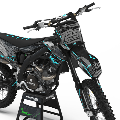 KAWASAKI Graphics Kit VERTEX TURQUOISE