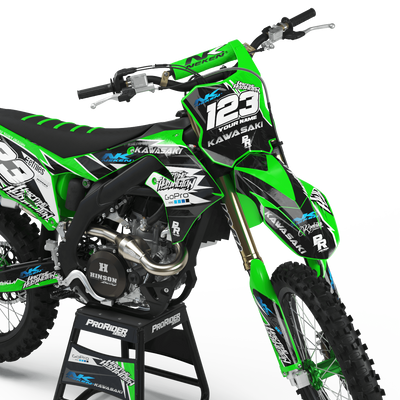 KAWASAKI Graphics Kit GO PRO hart and huntington