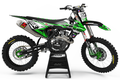 Kawasaki graphics FACTORY ENERGY GREEN : breathtaking kit Graphics