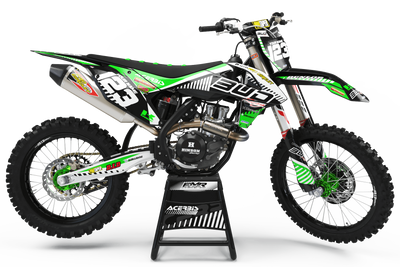 Kawasaki Graphics BUD Racing kawasaki : Ultra shock resistant