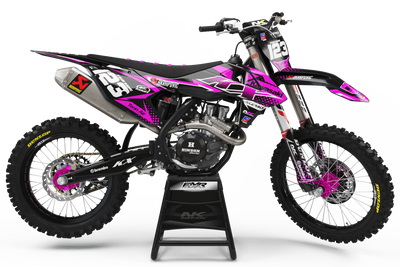 Kawasaki graphics FACTORY ENERGY PINK : breathtaking kit Graphics