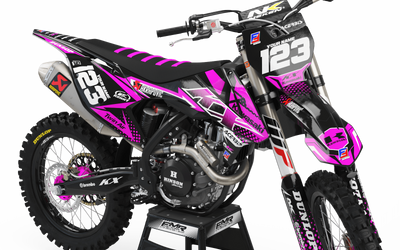 Kawasaki graphics FACTORY ENERGY PINK : breathtaking kit Graphics