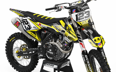 Kawasaki graphics FACTORY ENERGY YELLOW : breathtaking kit Graphics