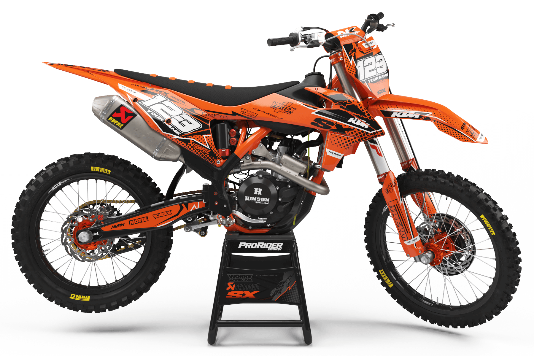 KTM Graphics Kit VERTEX Orange