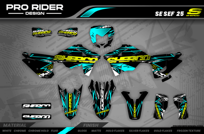 SHERCO Full Graphics Kit | Thunder valley