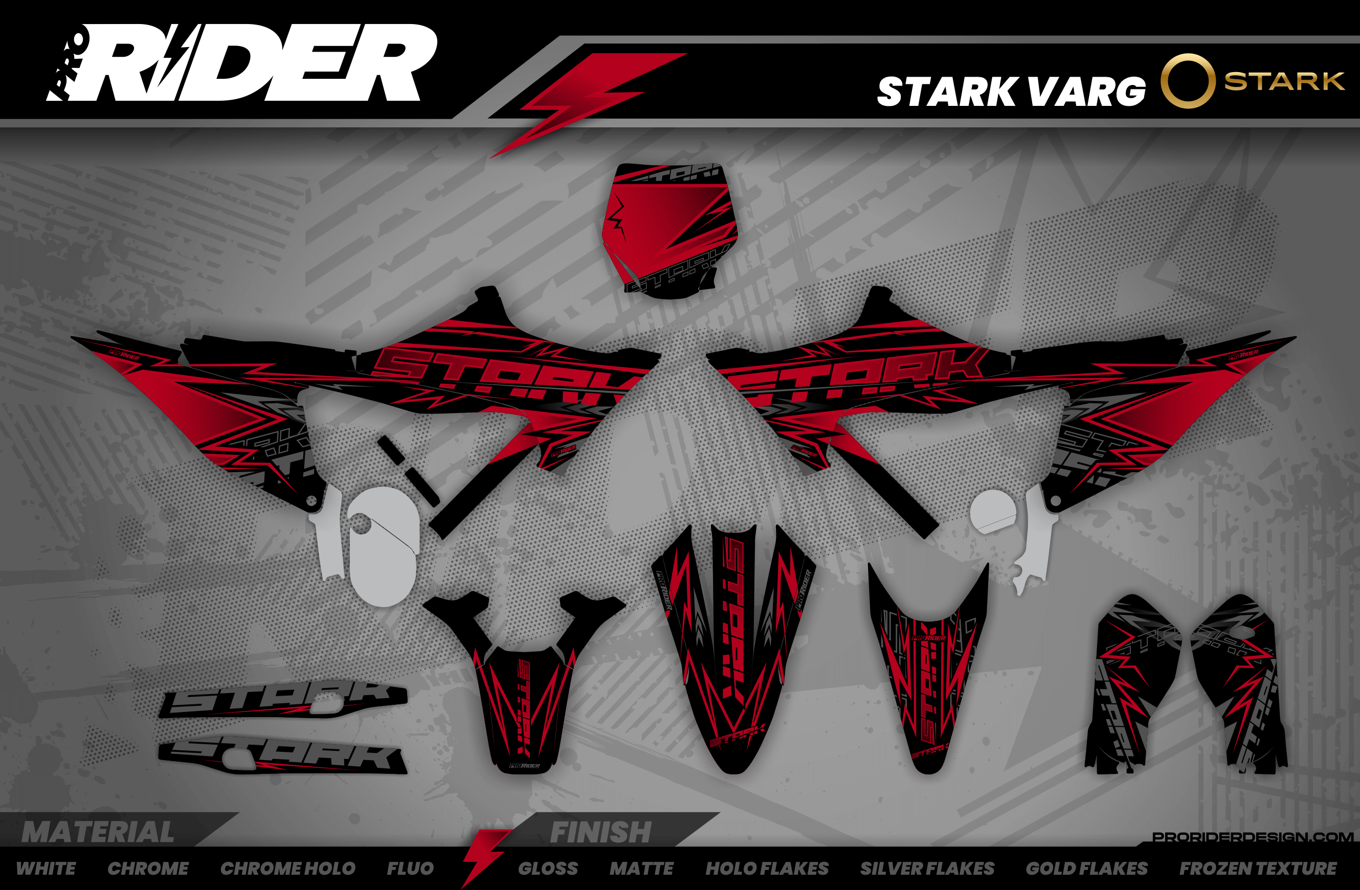STARK FUTURE Full Graphics Kit | Red Flag