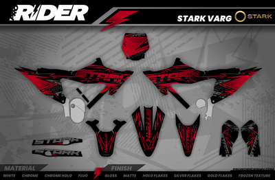 STARK FUTURE Full Graphics Kit | Red Flag