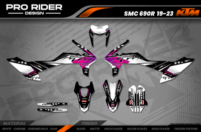 KTM SUPERMOTO Full Graphics Kit | Proline pink