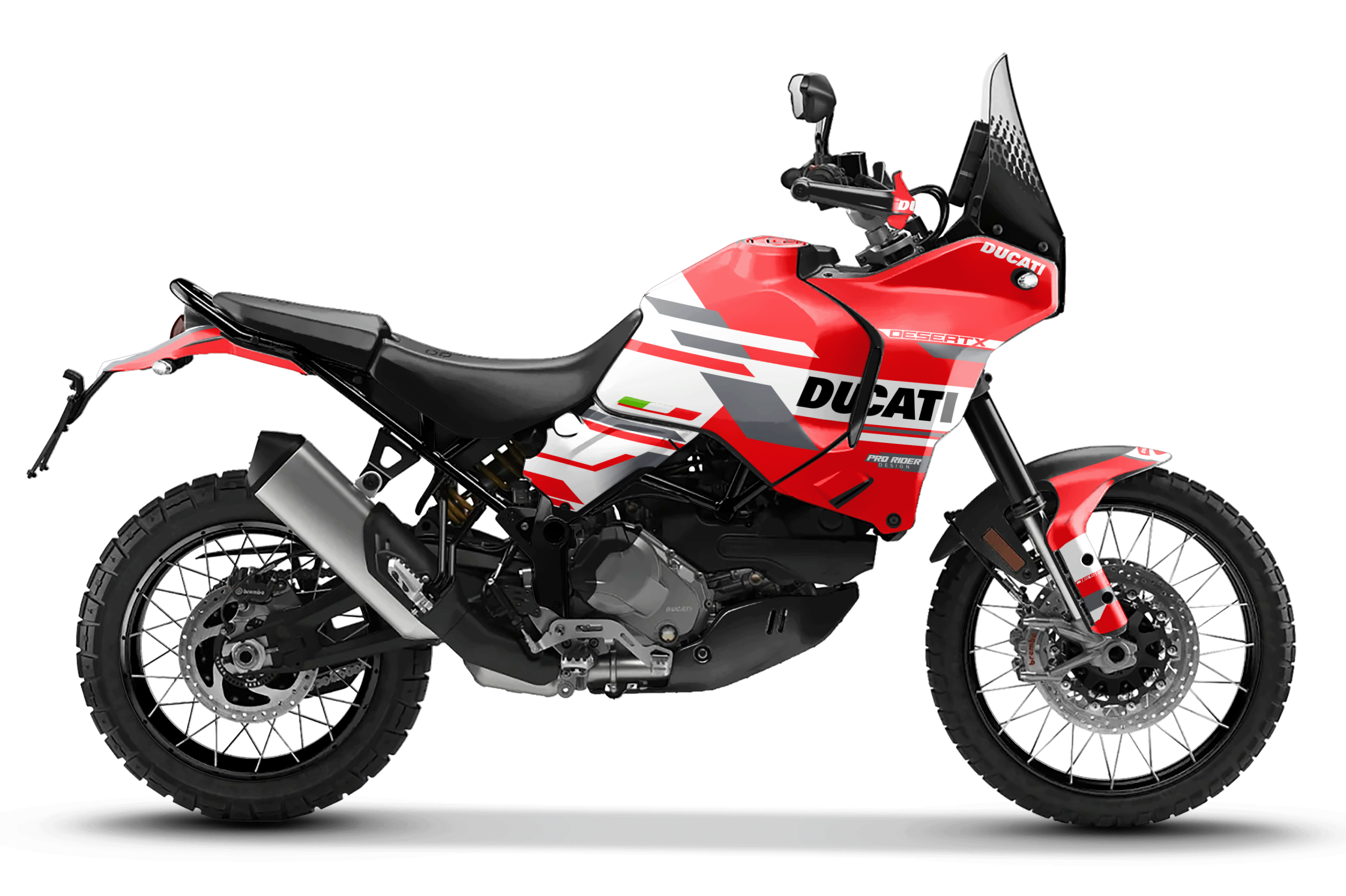 Ducati Desert X Full Graphics Kit | Dakana