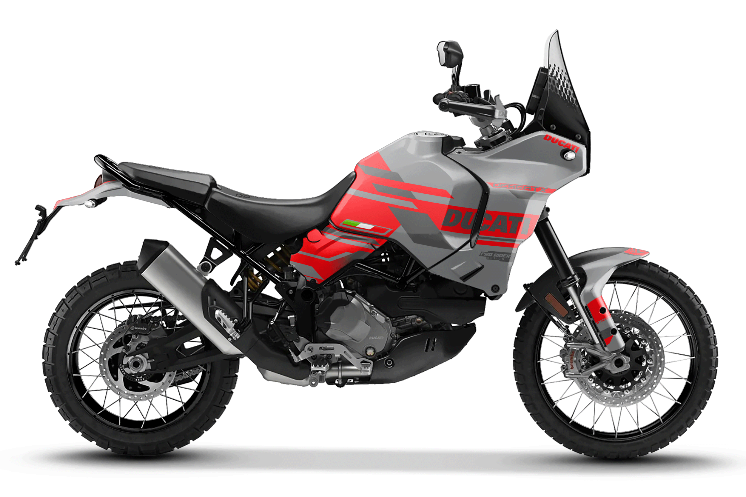 Ducati Desert X Full Graphics Kit | Deserox