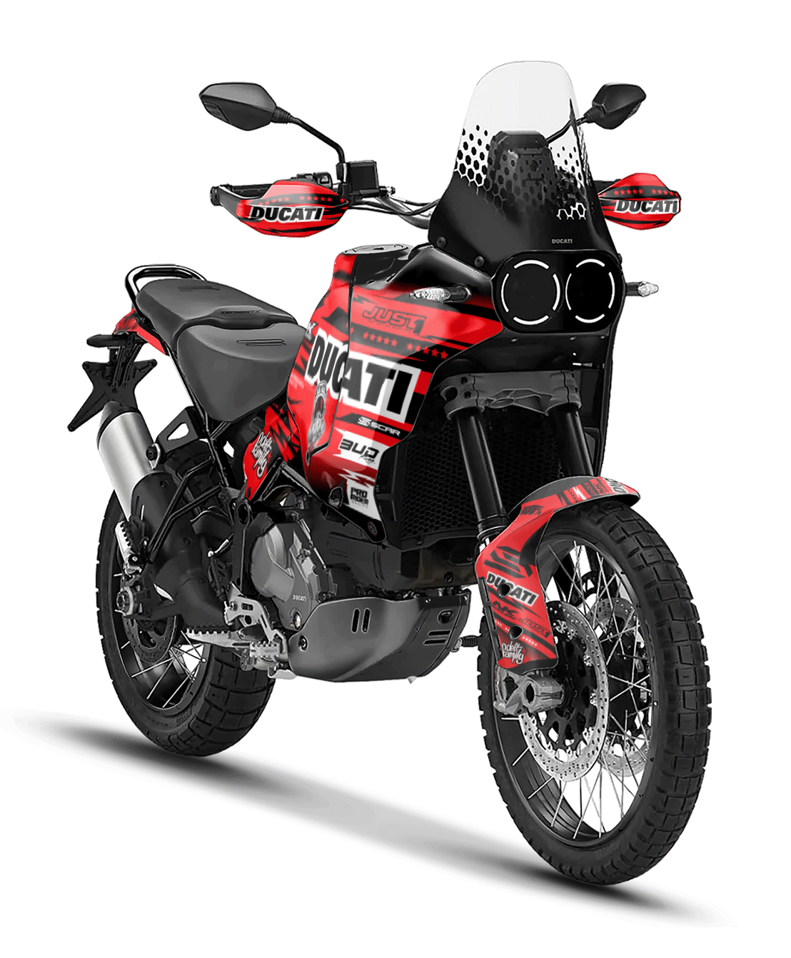 Ducati Desert X Full Graphics Kit | Dokavo