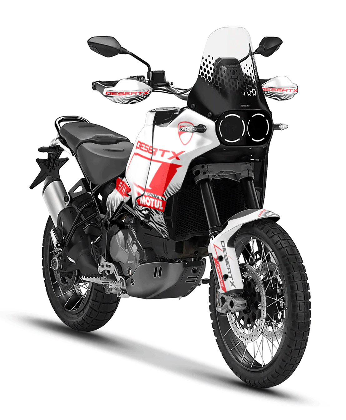 Ducati Desert X Full Graphics Kit | Divanak
