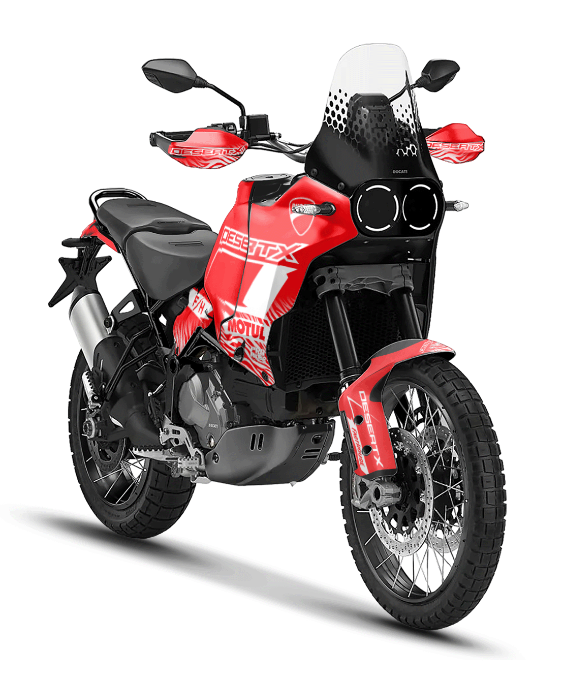 Ducati Desert X Full Graphics Kit | Dunkano