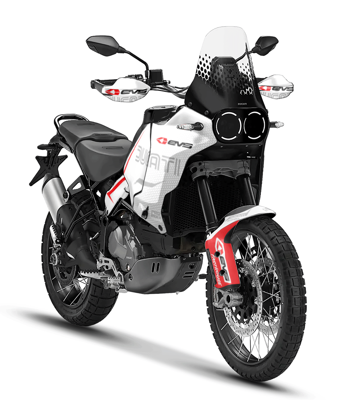 Ducati Desert X Full Graphics Kit | Ice Evs