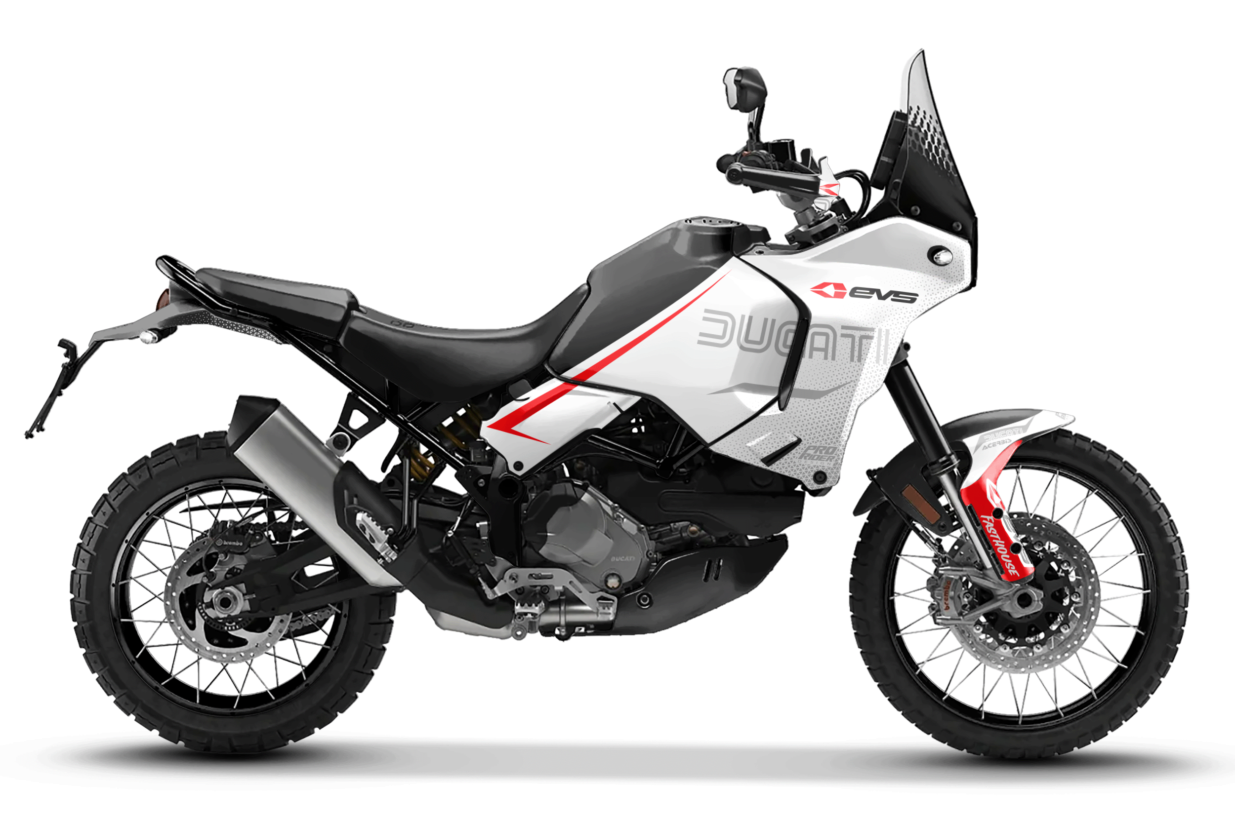 Ducati Desert X Full Graphics Kit | Ice Evs
